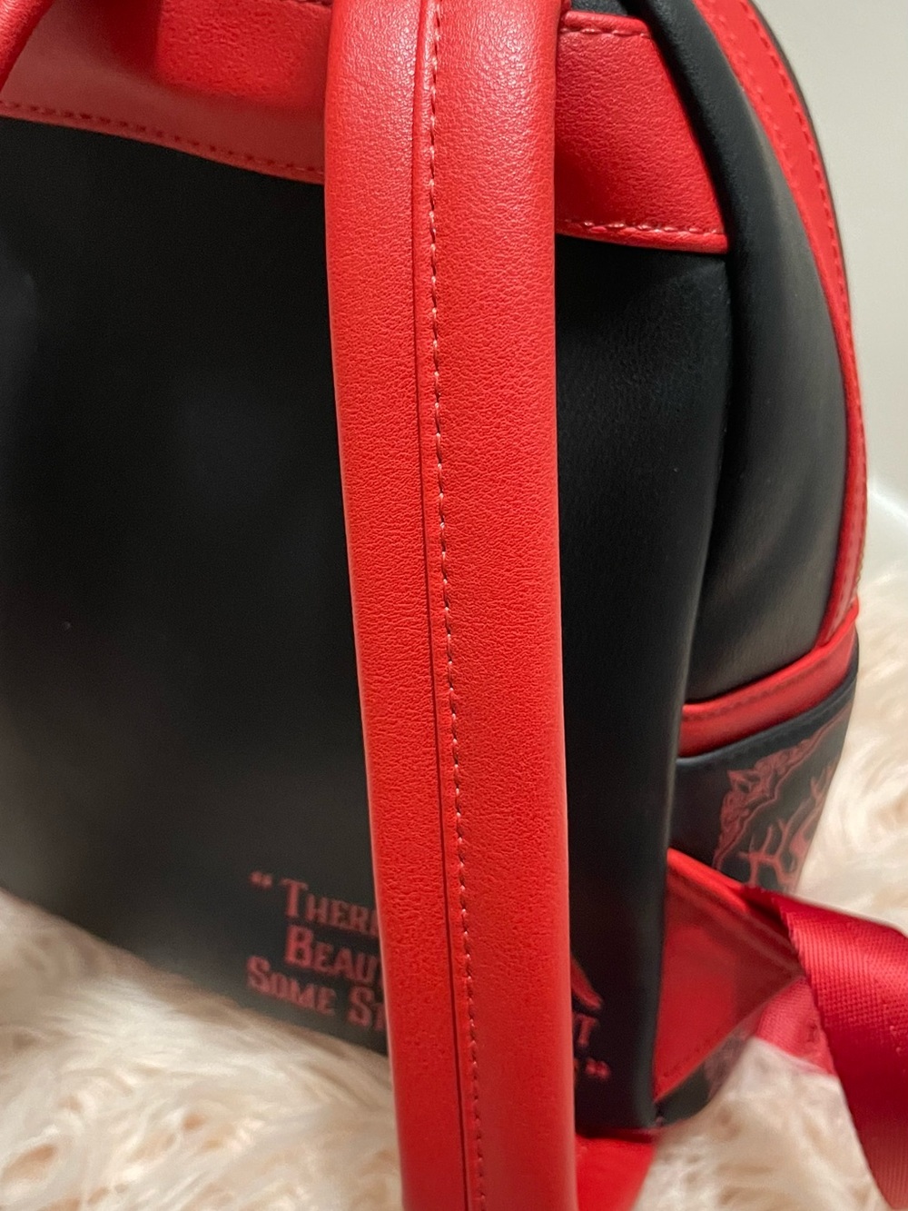Edgar Allen Poe Books-A-Million Loungefly Literary Horror Mini Back Pack - Picture 7 of 8